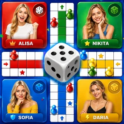 Symbol von Ludo Multiplayer Games - Dice